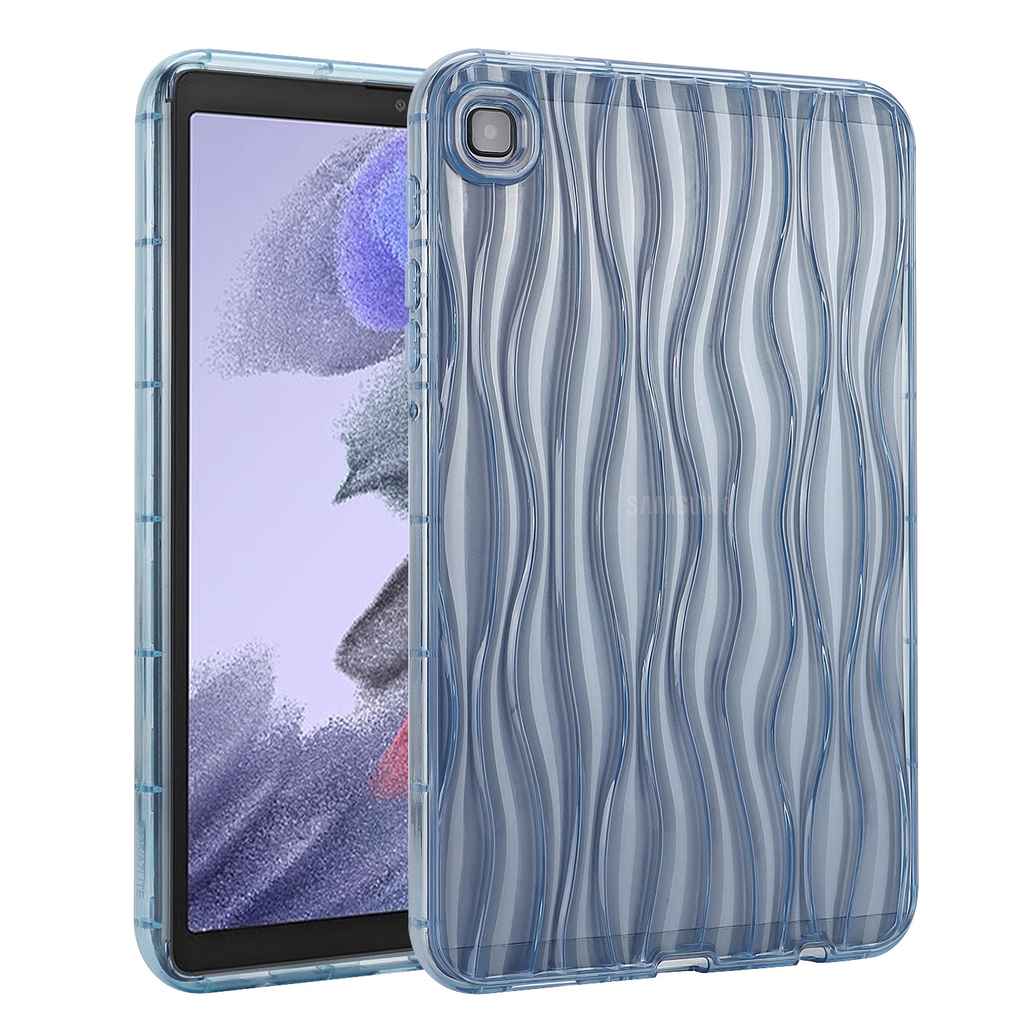 For Samsung Galaxy Tab A7 Lite 8.7-inch T225 T220 Transparent TPU Case Water Ripple Texture Anti-Slip Tablet Cover For Samsung Galaxy Tab A7 Lite 8.7-inch T225 T220 Transparent TPU Case Water Ripple Texture Anti-Slip Tablet Cover